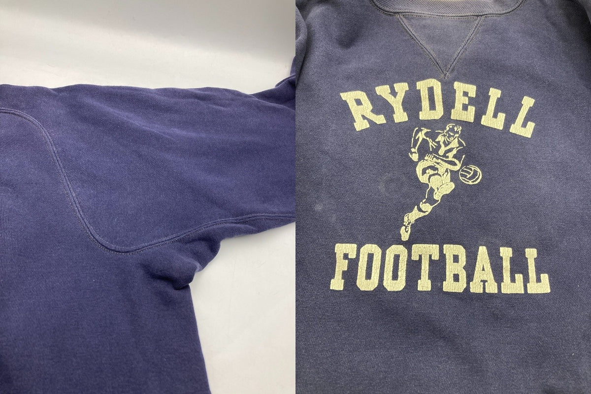 The REAL McCOY'S ザリアルマッコイズ  RAYMOND GENERAL STORE RYDELL FOOTBALL プリント スウェット サイズ36 メンズ 中古 D4