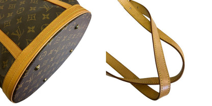 LOUIS VUITTON ルイヴィトン モノグラム バケットGM M42236 鞄 トートバッグ レディース ブランド おしゃれ 中古 W1