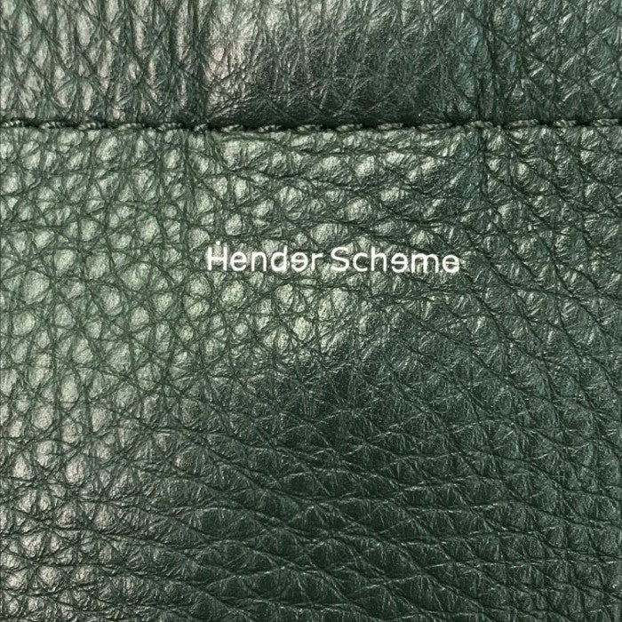 Hender Scheme エンダースキーマ ショルダーバッグ ユニセックス レザー スモール 斜め掛け グリーン 中古 T1