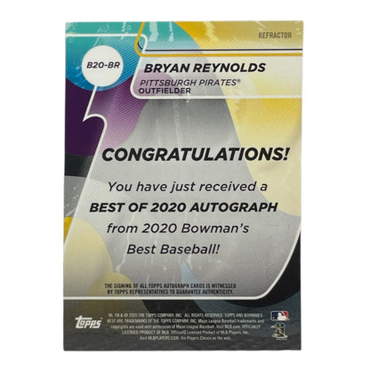 TOPPS MLBカード BOWMAN'S BEST BRYAN REYNOLDS PITTSBURGH PIRATES #B20-BR 中古 IT2
