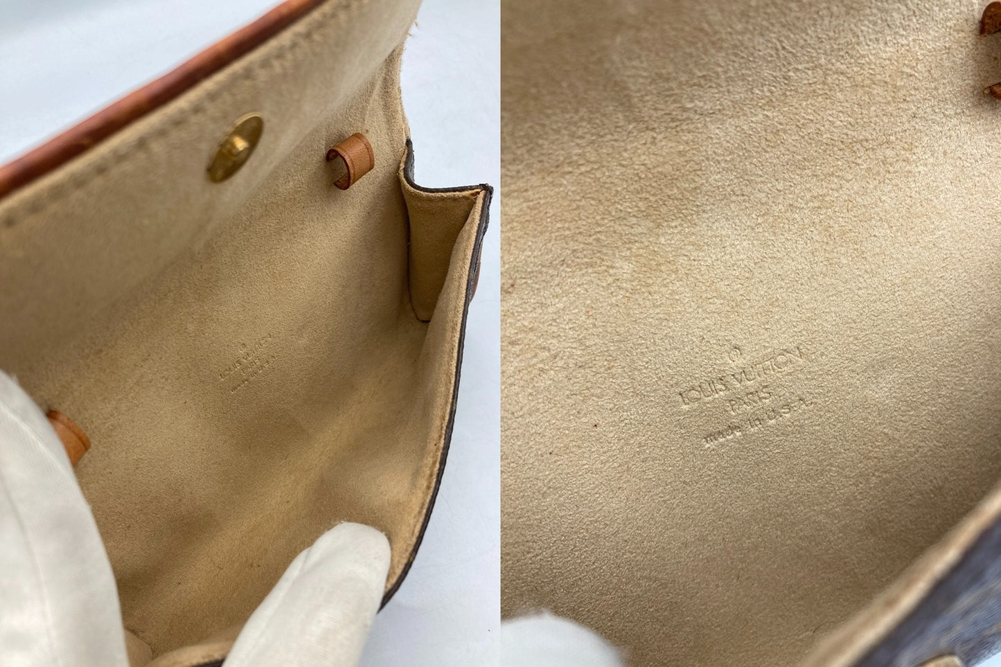 LOUIS VUITTON ルイヴィトン モノグラム ポシェットツイン PM ショルダーバッグ M51854 中古 D4