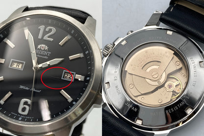 ORIENT オリエント 自動巻き 腕時計 裏スケルトン EM7J-C5-B 中古 D4