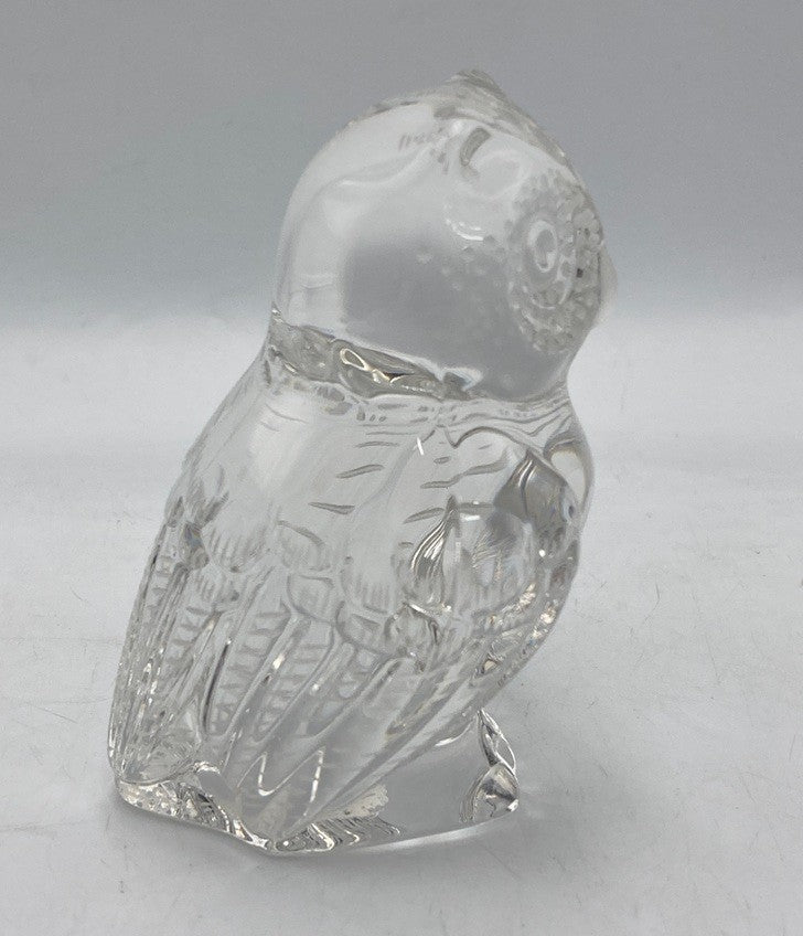 Meissen マイセンクリスタル フクロウ 置物 中古 D4