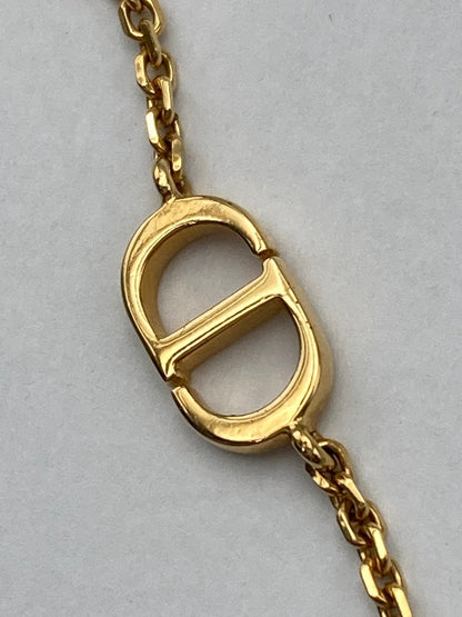 Christian Dior クリスチャンディオール CDロゴ ネックレス 中古 D4