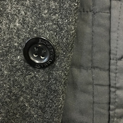 EMPORIO ARMANI エンポリオアルマーニ コート メンズ ミドル丈 ウール フード チャコールグレー Mサイズ 中古 T1