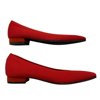 ESTNATION エストネーション SEVEN ALL AROUND ロウヒール ナイロンストレッチ フラットシューズ バレエシューズ 7(約24cm） 靴 シューズ ローヒール レディース 中古 W４