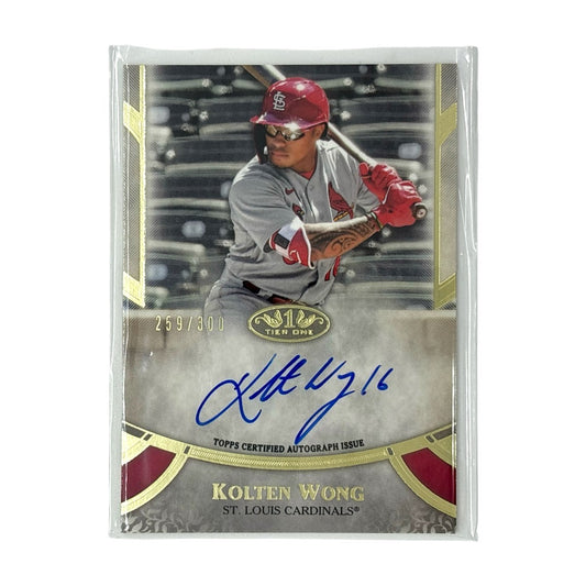 TOPPS MLBカード TIER ONE KOLTEN WONG ST. LOUIS CARDINALS 259/300 #PPA-KW 中古 IT1