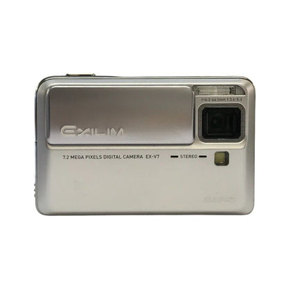 CASIO カシオ EXILIM デジタルカメラ シルバー Hi-ZOOM 720万画素 EX-V7SR 中古 T1