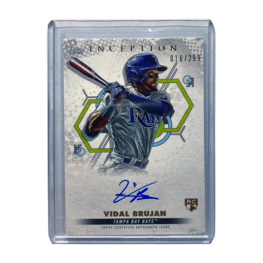 TOPPS MLBカード INCEPTION VIDAL BRUJAN RAYS 016/299 #BRES-VB 中古 IT2