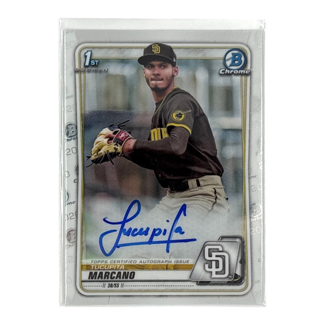 TOPPS MLBカード BOWMAN CHROME 1ST TUCUPITA MARCANO SAN DIEGO PADRES #CPA-TM 中古 IT1
