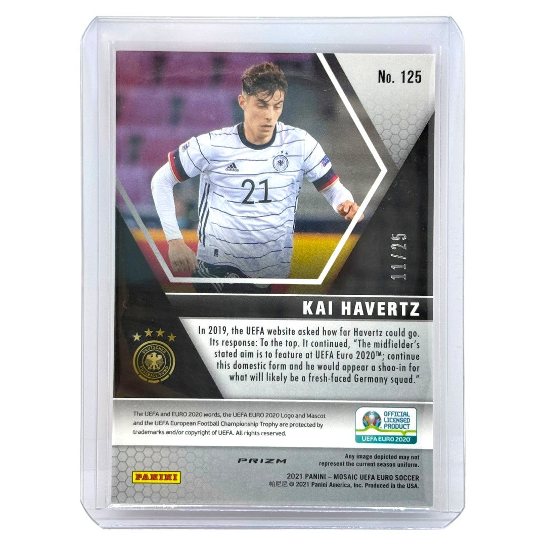 PANINI サッカーカード MOSAIC UEFA EURO PRIZM KAI HAVERTZ GERMANY /25 #125 中古 IT1