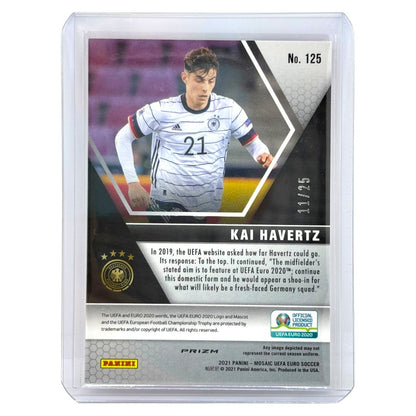 PANINI サッカーカード MOSAIC UEFA EURO PRIZM KAI HAVERTZ GERMANY /25 #125 中古 IT1