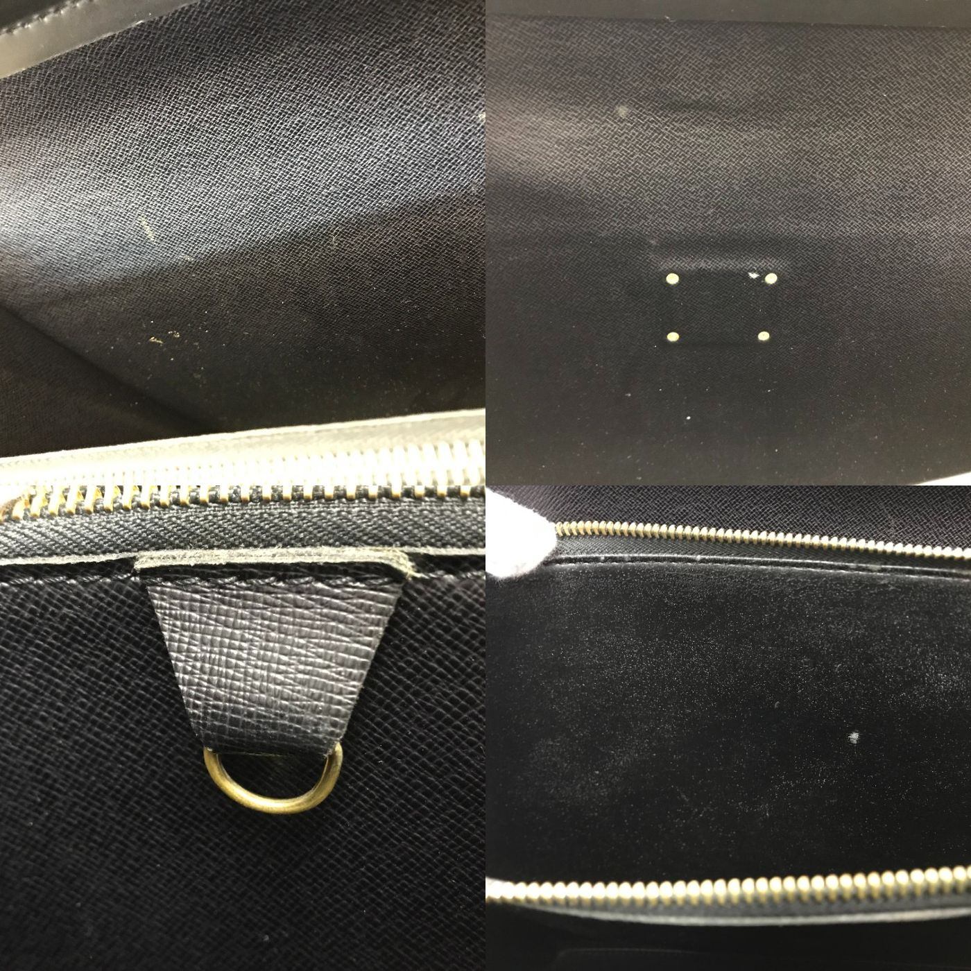 LOUIS VUITTON ルイ ヴィトン エピ セルヴィエット フェルモワール ビジネスバッグ メンズ ブリーフケース ドクターバッグ ノワール M54352 中古 T1