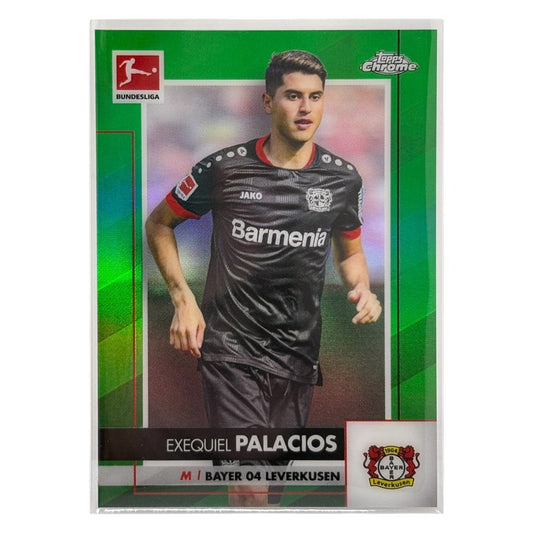 TOPPS サッカーカード CHROME EXEQUIEL PALACIOS BAYER 04 LEVERKUSEN /99 #65 中古 IT1