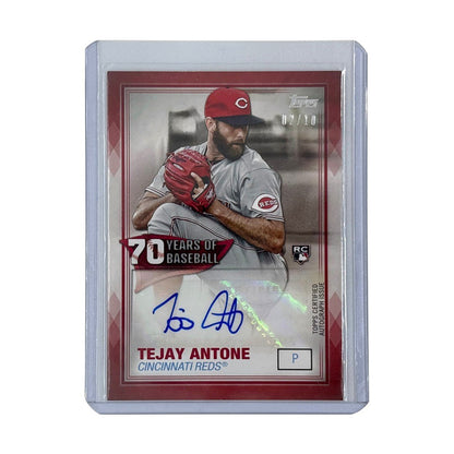TOPPS MLBカード SERIES ONE 70 YEARS OF BASEBALL TEJAY ANTONE CINCINNATI REDS 02/10 #70YA-TAN 中古 IT1