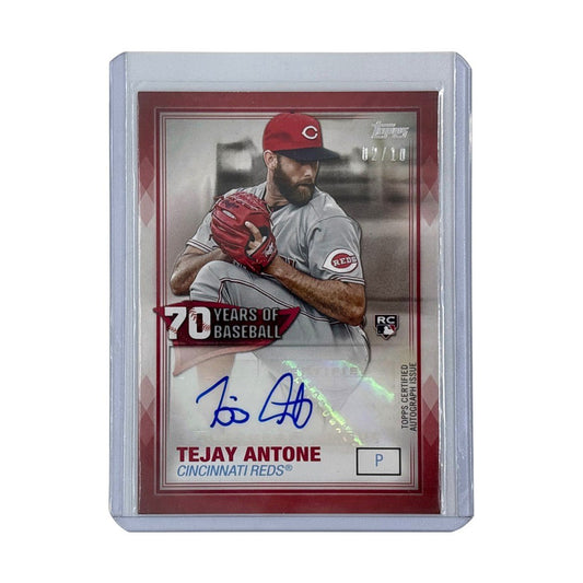TOPPS MLBカード SERIES ONE 70 YEARS OF BASEBALL TEJAY ANTONE CINCINNATI REDS 02/10 #70YA-TAN 中古 IT1