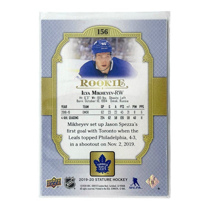 UPPER DECK NHLカード STATURE ILYA MIKHEYEV MAPLE LEAFS 21/85 #156 中古 IT1