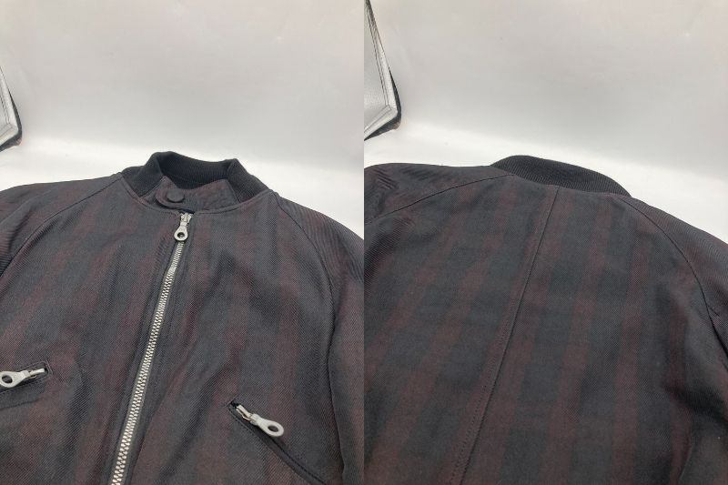 TOKITO トキト チェック柄 ライダース ブルゾン サイズ2 中古 D4