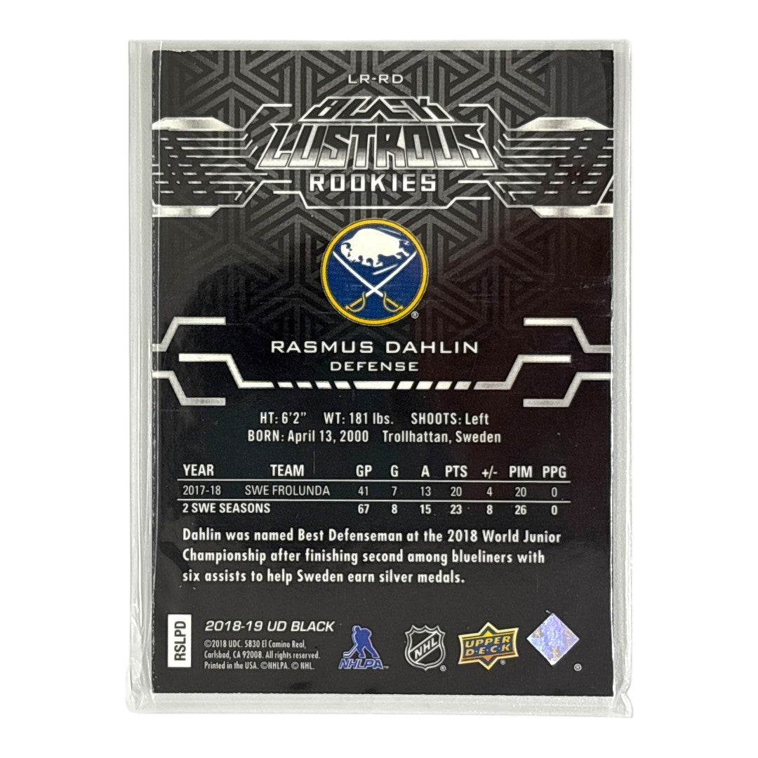 UPPER DECK NHLカード BLACK RASMUS DAHLIN SABRES /299 #LR-RD 中古 IT1