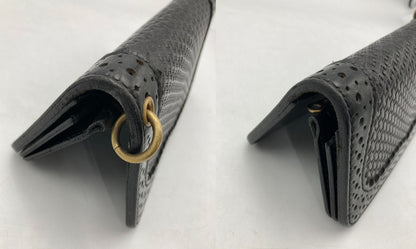 BACKDROP Leathers バックドロップレザーズ バスケットウォレット 中古 D4