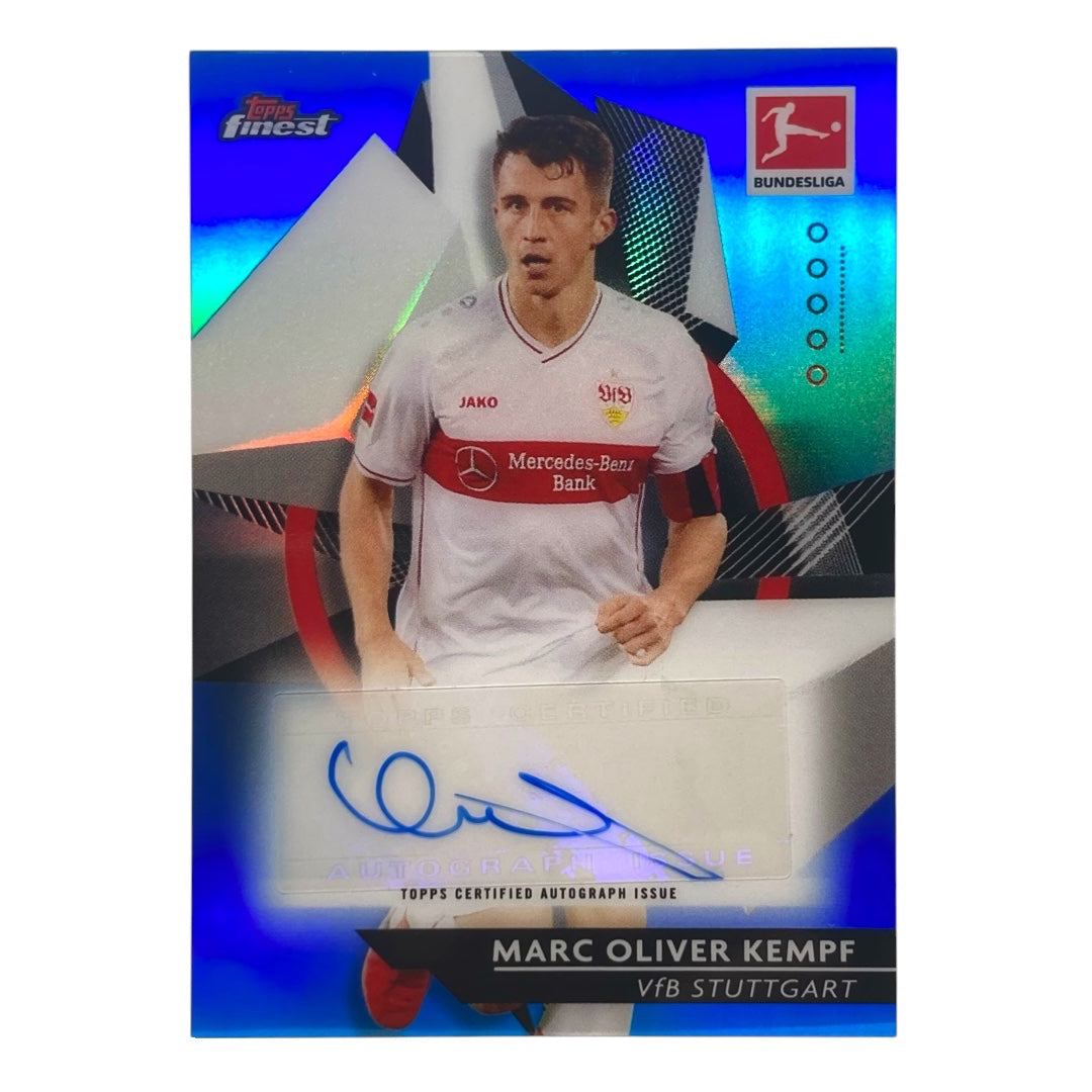 TOPPS サッカーカード FINEST MARC OLIVER KEMPF STUTTGART 27/65 #91 中古 IT2