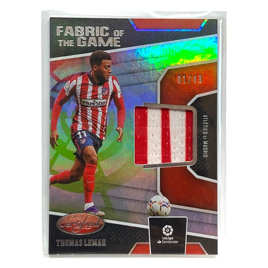 PANINI サッカーカードCHRONICLES CERTIFIED THOMAS LEMAR ATLETICO DE MADRID 01/49 #FG-TL 中古 IT2