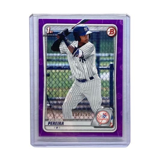 TOPPS MLBカード BOWMAN 1ST EVERSON PEREIRA YANKEES 084/250 #BP-51 中古 IT2