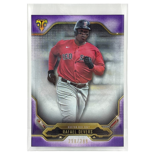 TOPPS MLBカード TRIPLE THREADS RAFAEL DEVERS BOSTON RED SOX /299 #11 中古 IT1