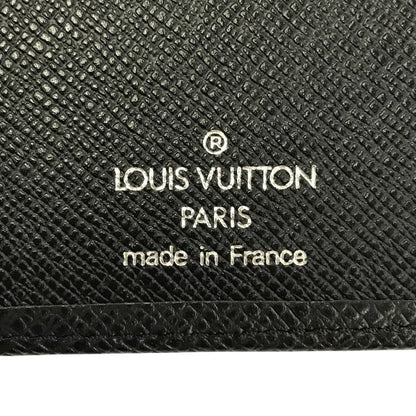 LOUIS VUITTON ルイヴィトン タイガ ポルトフォイユ・ブラザ 長財布 メンズ 2つ折り 旧型 小銭入れあり ブラック M30501 中古 T1