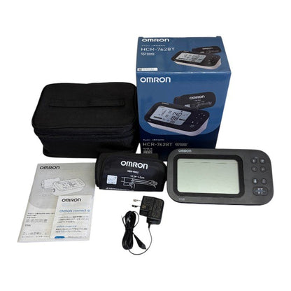 OMRON オムロン 上腕血圧計 HCR-7628T 医療機器認証番号：306AGBZX00091000 家電 家庭用 電池式 電源コード式 中古 W1