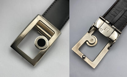 ALFRED DUNHILL ダンヒル バックル レザーベルト メンズ 中古 D4