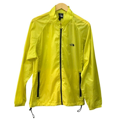 THE NORTH FACE ザノースフェイス ナイロンジャケット メンズ フルジップ アウトドア 薄手 軽量 Lサイズ イエロー NP11108 中古 T1