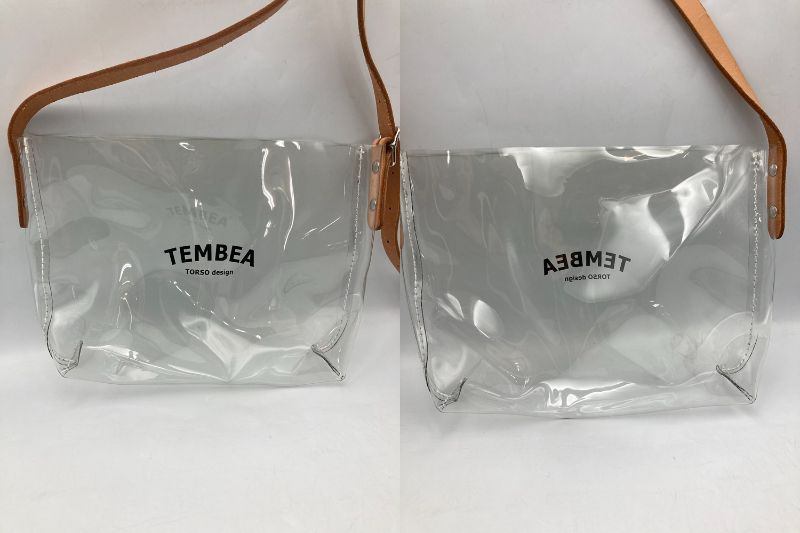 TEMBEA テンベア PVC POCHETTE クリア ショルダーバッグ 中古 D4
