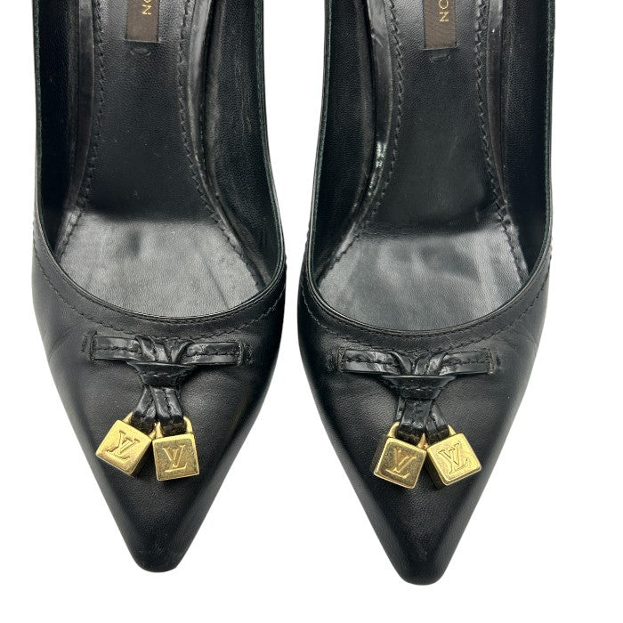 LOUIS VUITTON ルイヴィトン パンプス 35 (約22.5cm) ブランド 靴 シューズ ヒール レザー 中古 W４