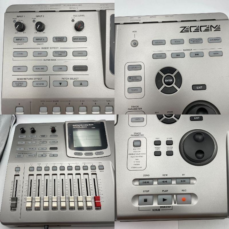 ZOOM MTR マルチトラックレコーダー MRS-802 8tr ハードディスク ミキサー 中古 R4