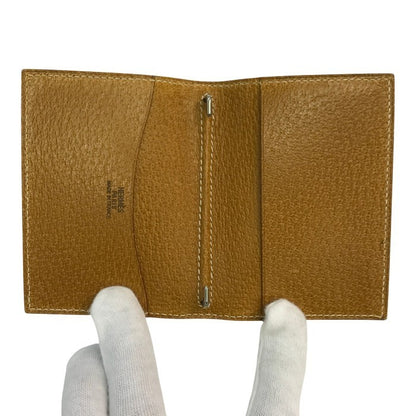 HERMES エルメス アジェンダPM 手帳カバー ユニセックス レザー コンパクト メモ ミニサイズ ブラウン 中古 T1