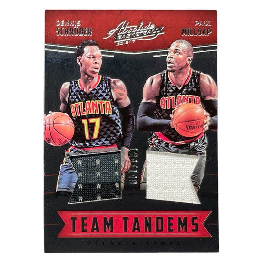 PANINI NBAカード ABSOLUTE DENNIS SCHRODER PAUL MILLSAP ATLANTA HAWKS /149 #2 中古 IT2
