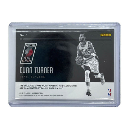 PANINI NBAカード NOIR EVAN TURNER TRAIL BLAZERS 12/40 #8 中古 IT1