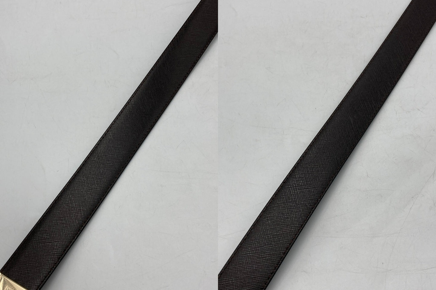 dunhill ダンヒル 回転バックル レザーベルト リバーシブル 中古 D4