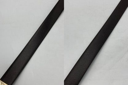 dunhill ダンヒル 回転バックル レザーベルト リバーシブル 中古 D4