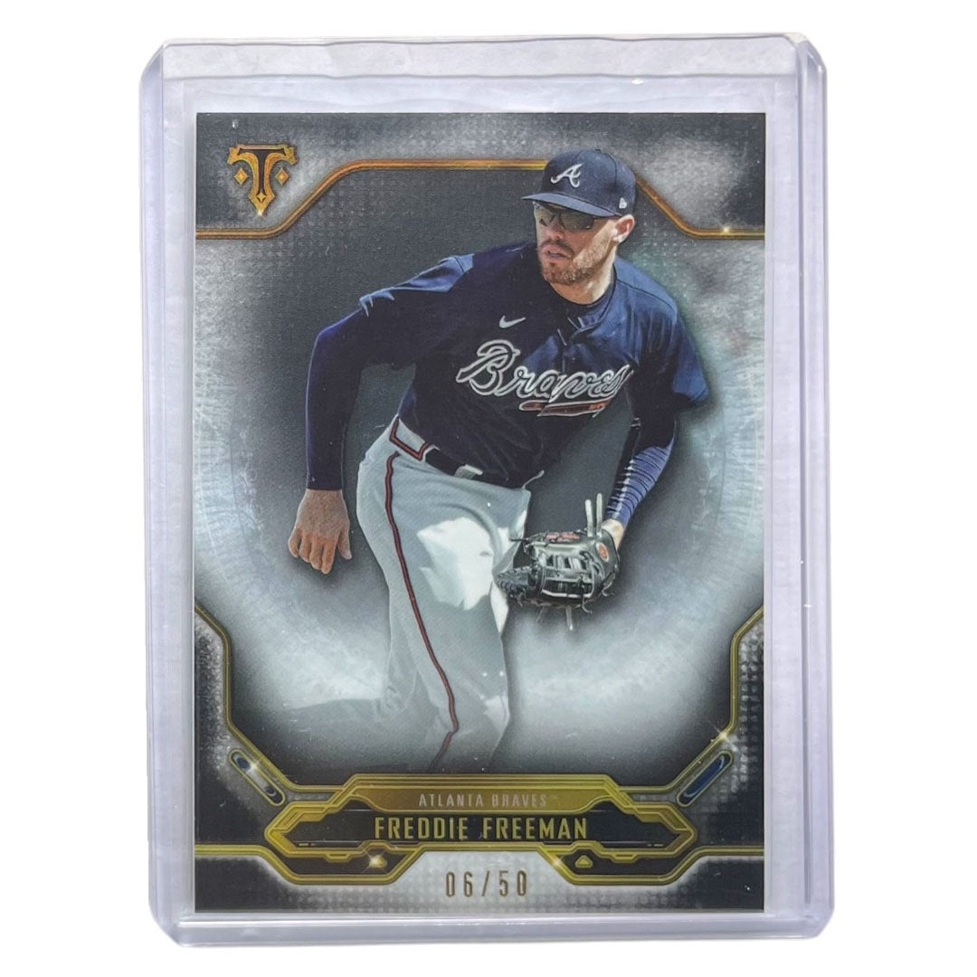 TOPPS MLBカード TRIPLE THREADS FREDDIE FREEMAN ATLANTA BRAVES /50 #5 中古 IT2