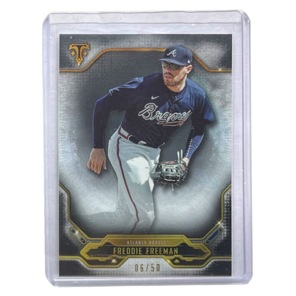 TOPPS MLBカード TRIPLE THREADS FREDDIE FREEMAN ATLANTA BRAVES /50 #5 中古 IT2