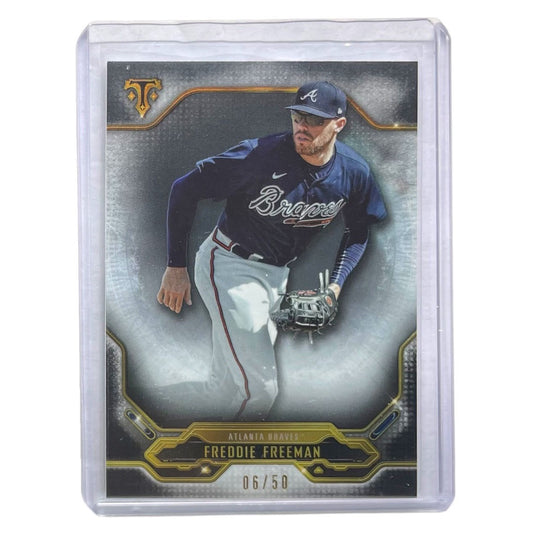 TOPPS MLBカード TRIPLE THREADS FREDDIE FREEMAN ATLANTA BRAVES /50 #5 中古 IT2
