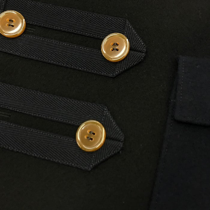 Vivienne Westwood MAN ヴィヴィアンウエストウッドマン ピーコート メンズ ナポレオン ウール ブラック/ネイビー 46サイズ VW-MH-78707 中古 T1