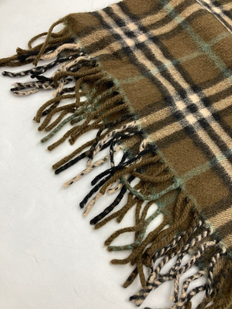 Burberrys バーバリーズ カシミヤ100％ マフラー イングランド製 中古 D4