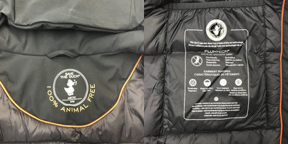 SAVE THE DUCK セーブ・ザ・ダック 中綿ジャケット ブラック/P40413W 2/M アウター レディース ミドル丈 冬 中古 W1