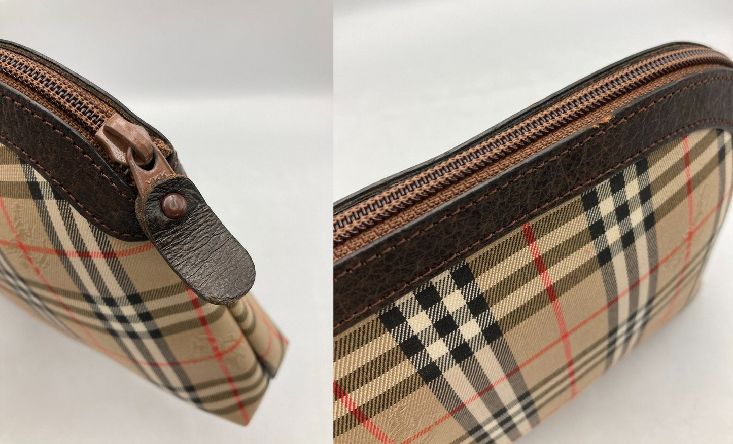 Burberrys バーバリーズ ノバチェック シャドーホース クラッチバッグ 中古 D4