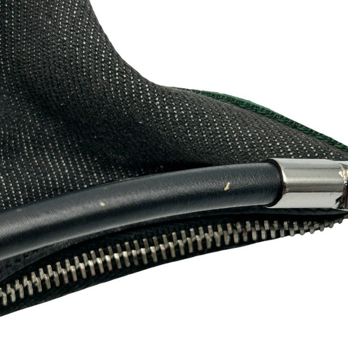 GUCCI グッチ シェリーライン デニム ワンショルダー バッグ 01234 002122 鞄 肩掛け レザー キャンバス ブランド 中古 W1