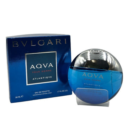 ブルガリ アクア プールオム オードトワレ アトランティック 50ml BVLGARI AQVA ATLANTIQVE 香水 メンズ 中古 W1
