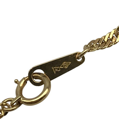 K18 ネックレスチェーン レディース スクリューチェーン ゴールド 50cm 中古 T1